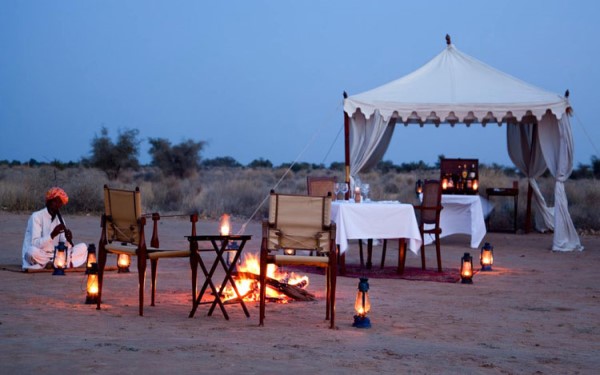 Desert camping Pushkar