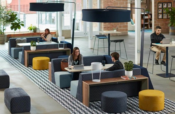 office cafeteria interior in delhi 
