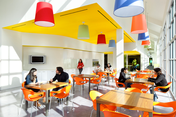 cafeteria interior in dwarka